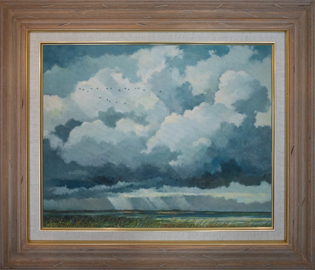 Eric Sloane Painting Title: Marshland Scene